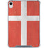 Denmark Flag Distressed iPad 11th Gen (2025) Clear Case